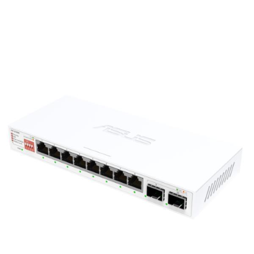 ASUS QG-U1080 SWITCH NON GESTITO 8 PORTE 2.5G ETHERNET (100/1000/2500) BIANCO